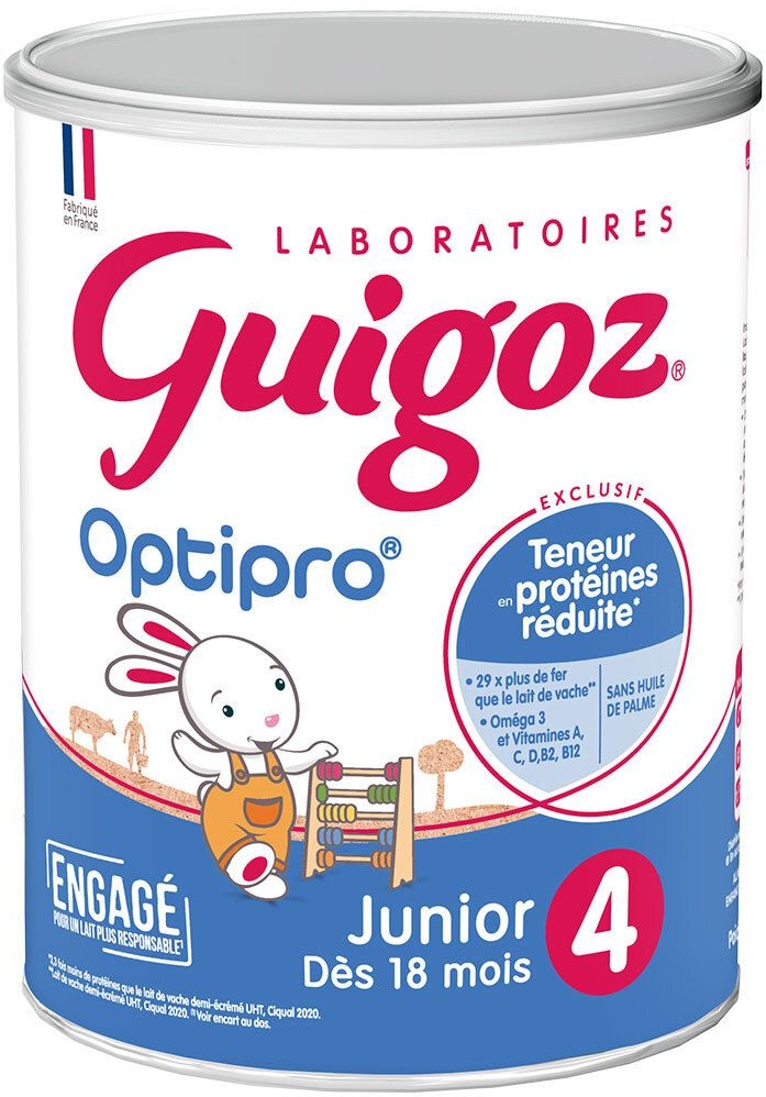 GUIGOZ® Optipro® 4 Junior Lait 4ème âge 900 g Poudre