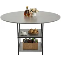 Vevor runder Esstisch Küchentisch Holz (nur Tisch) Esszimmertisch 120cm