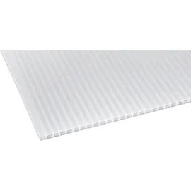Gutta Terrassendach Premium 309 x 306 cm weiß / Polycarbonat opal weiß