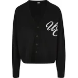 URBAN CLASSICS Initials Strickjacke Black 4XL