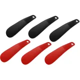 Schuhlöffel,Kunststoff-Schuhlöffel,11cm Schuhanzieher kleiner schuhlöffel Schuhlöffel Set Shoehorn aus Kurz Klein Durable Schuhanzieher,Schuhlöffel mini Schuhanzieher plastik Schuhlöffel(6pcs