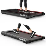 FunLife Laufband 2-in-1 Walking Pad mit Vibrationstraining (Einzelgerät, Bewegung & Entspannung), Homeoffice geeignet · extra leise · 4 Vibrationsstufen schwarz