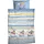 ADELHEID Kinderbettwäsche "Echt Rakete", blau (hellblau), B/L: 100cm x 135cm, 1 Stk., 1 Stk., Renforcé, B/L: 40cm x 65cm, Renforcé, Obermaterial: 100% Baumwolle, Bettwäsche, abgepasstes Kissen mit Rakete