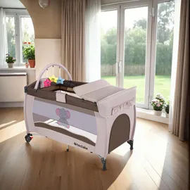 Tectake Elefant braun inkl. Wickelauflage