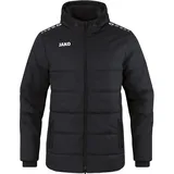 Jako Team Coachjacke mit Kapuze Herren schwarz M