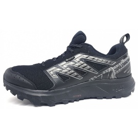 Salomon Wander Gore-Tex Herren Trail Running Wasserdichte Schuhe, Outdoor-bereit, Komfort durch Dämpfung, Sicherer Fußhalt, Black, 45 1/3