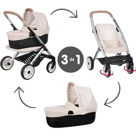 Smoby Maxi-Cosi Puppenwagen 3-in-1 Herzen Beige