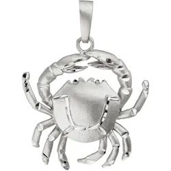 Sternzeichen-Anhänger JOBO "Sternzeichen Krebs", silber (silber 925), Schmuckanhänger, Damen, Silber 925 (Sterlingsilber), 925 Silber