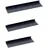 berlinlodge Wandregal 3er Set 40 x 2,5 x 10 cm Schwarz