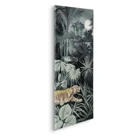 KOMAR Canvasbild Creeping Tiger - 90 cm - Bild Auf Keilrahmen - Modern