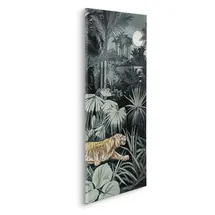 KOMAR Canvasbild Creeping Tiger - 90 cm - Bild Auf Keilrahmen - Modern