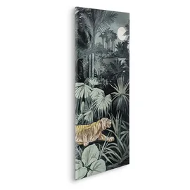 KOMAR Canvasbild Creeping Tiger - 90 cm - Bild Auf Keilrahmen - Modern