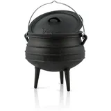 BBQ-Toro Dutch Oven 8 l Gusseisen schwarz