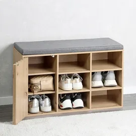 KESPER Schuhschrank 76 x 48 x 29,5 cm braun / braun