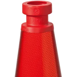MORAVIA Reflexkegel EU 500 Typ A 50 cm Rot/Weiß