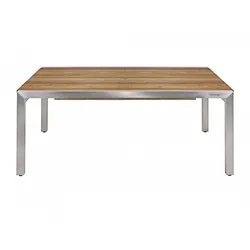 Zebra Kubex Ausziehtisch Teak 220-340cm aus recyceltem Teakholz