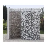 Bellissa Gabionen Schneckendusche / Umkleide Verzinkt 230x180x200cm
