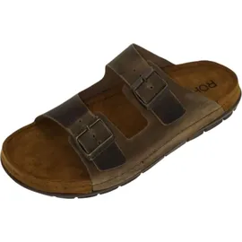 ROHDE Pantoletten, in Dunkelbraun - 39