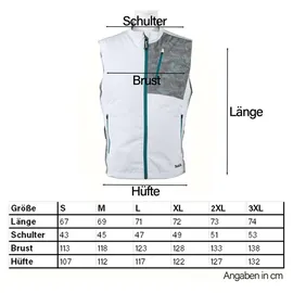 Makita Akku-Klimaweste, weiß Größe L (DFV210ZL)