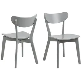 VCM Roxby Esszimmerstuhl Holz grau.