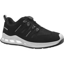 ELTEN Sicherheitsschuhe Maddox XXR BOA Black-Grey Low ESD S3S & Herren, Stahlkappe, leicht, atmungsaktiv, Gr. 42
