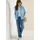 Cecil Langarm Jacke mit Kapuze und Taschen - Blau