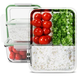 Bomann Frischhaltedose transparent 1 l 3-teiliges Set