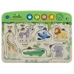 VTech - Baby - Interaktives Holz-Tierpuzzle