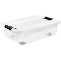 KEEEPER Aufbewahrungsbox Konrad 59,5 x 39,5 x 18 cm 18-tlg. transparent