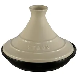 Staub Tajine 20cm rund cream, Gusseisen