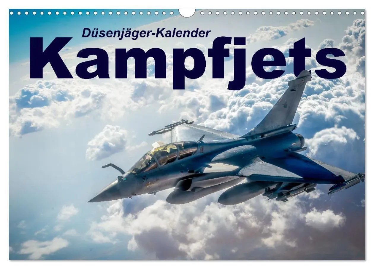 Kampfjets - Düsenjäger-Kalender (Wandkalender 2025 Din A3 Quer)  Calvendo Monatskalender