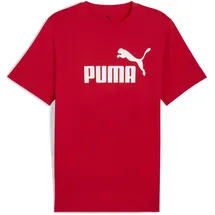 Puma Essentials No. 1 Logo T-Shirt rot XS