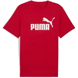 Puma Essentials No. 1 Logo T-Shirt rot XS