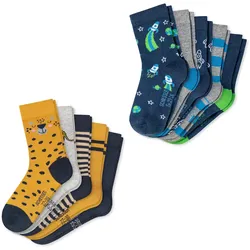 Schiesser Unisex Freizeitsocken Muster Mix 10er Pack