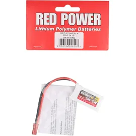 Red Power Akkupack (LiPo) 3,7 V 350 mAh 25 C Softcase JST, BEC