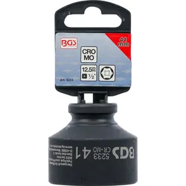 BGS Kraft-Steckschlüssel-Einsatz Sechskant Antrieb Innenvierkant 12,5 mm (1/2"), SW 41 mm