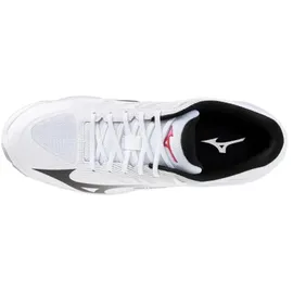 Mizuno Wave Lightning Pro Herren Weiß/Schwarz/Rot 42