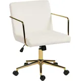 Homcom Polyester Cremeweiß