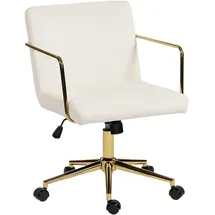 Homcom Polyester Cremeweiß