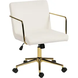 Homcom Polyester Cremeweiß