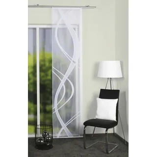 HOME WOHNIDEEN Schmidt Schiebevorhang Tibaso 57 x 225 cm Polyester Weiß