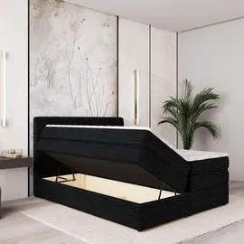 masseno Lunera 160 x 200 cm H2 Schwarz