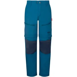 TROLLKIDS Nordfjord Zip-Off Pants Trekkinghose Blau 152