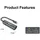Equip USB-C-auf-RJ45-Gigabit-Netzwerk + PD-Adapter - Schwarz/Grau