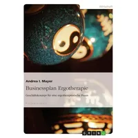 GRIN Verlag Businessplan Ergotherapie