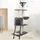 les tendances Jipsy Kratzbaum 79 x 34 x 138 cm grau
