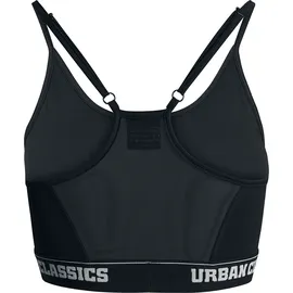URBAN CLASSICS Sports Bra Schwarz S