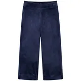 vidaXL Kinderhose Samt Kinder Hose Freizeithose Sporthose Winterhose Dunkelblau 104 - 104