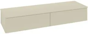 V&B Sideboard ohne Frontstruktur Antao 160x26,8x50cm, WBP Lac, si Gr m Lac