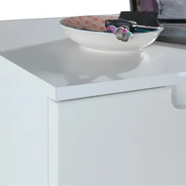 Bega Schuhschrank SPICE, B 70 cm - 2 Türen 1 Schublade - Weiß Hochglanz - Weiß matt